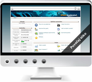 cPanel nadzorna plošča