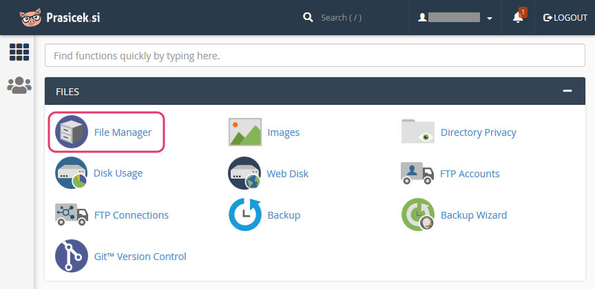 cPanel - File Manager